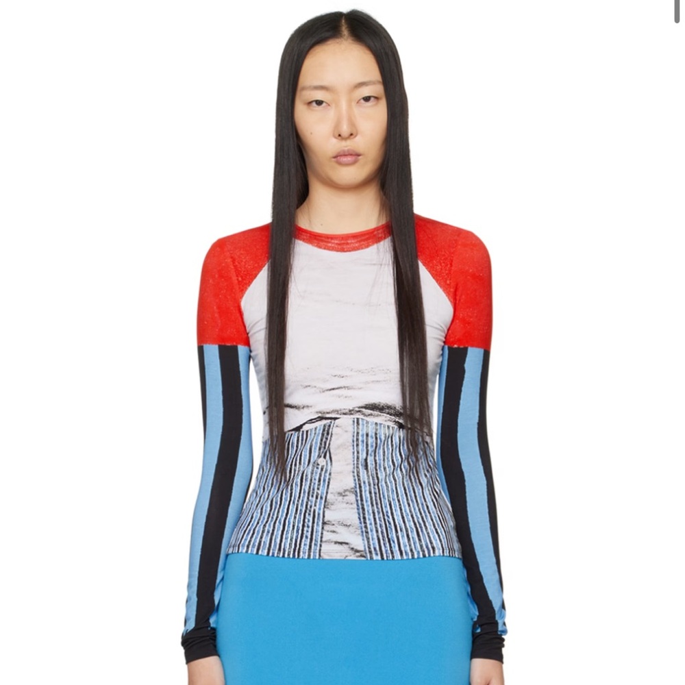 Miaou multi color long sleeve t shirt